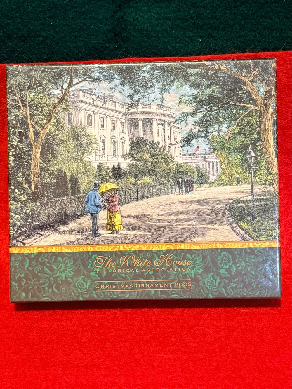 Official White House 2005 ornament with COA